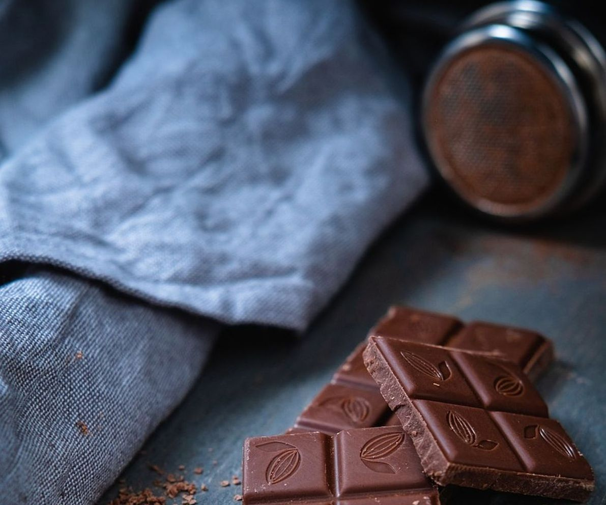 Shelves lined with artisan chocolates and colorful sweets